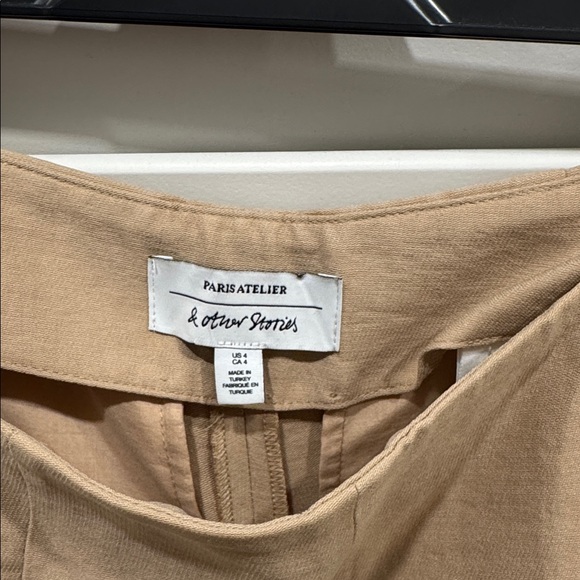 & Other Stories Beige Trousers (NEW) - Picture 2 of 5